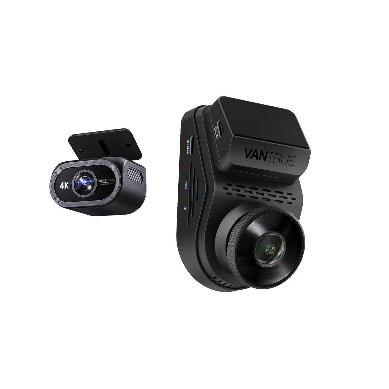 4K-Dual (Front + Rear) Dash Cam Kit - Vantrue S1 Pro Max | True Dual-4K, AI-Powered Dash Cam w/ PlatePix
